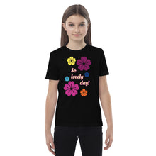 Load image into Gallery viewer, Organic cotton kids t-shirt so lovely day
