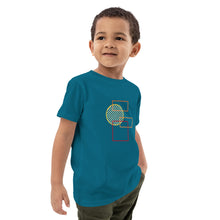 Load image into Gallery viewer, Organic cotton kids t-shirt rectangles and circle
