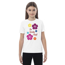 Load image into Gallery viewer, Organic cotton kids t-shirt so lovely day
