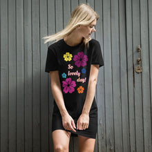 Load image into Gallery viewer, Organic cotton t-shirt dress so lovely day
