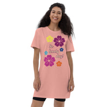 Load image into Gallery viewer, Organic cotton t-shirt dress so lovely day
