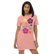 Load image into Gallery viewer, Organic cotton t-shirt dress so lovely day
