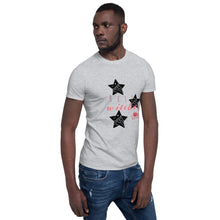 Load image into Gallery viewer, Short-Sleeve Unisex T-Shirt 3 stars
