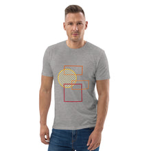 Load image into Gallery viewer, Men organic cotton t-shirt rectangles and circle
