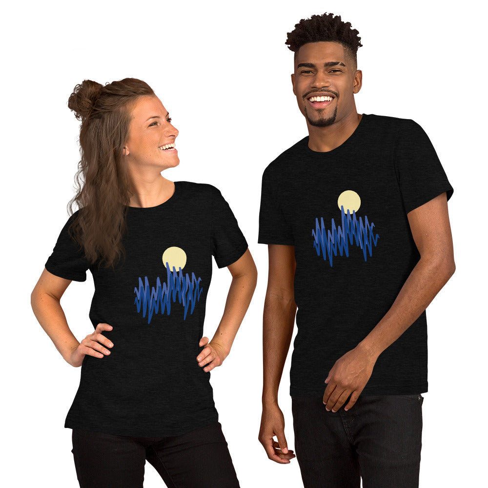 Short-Sleeve Unisex T-Shirt sun waves