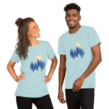 Load image into Gallery viewer, Short-Sleeve Unisex T-Shirt sun waves
