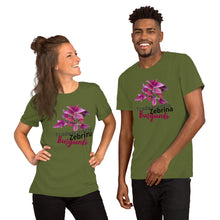 Load image into Gallery viewer, Unisex t-shirt Tradescantia Zebrina Burdundi 1
